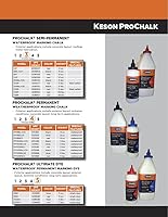 Vista 2 de Keson 5BD ProChalk Ultimate - Tinte para tiza, azul, 5 onzas