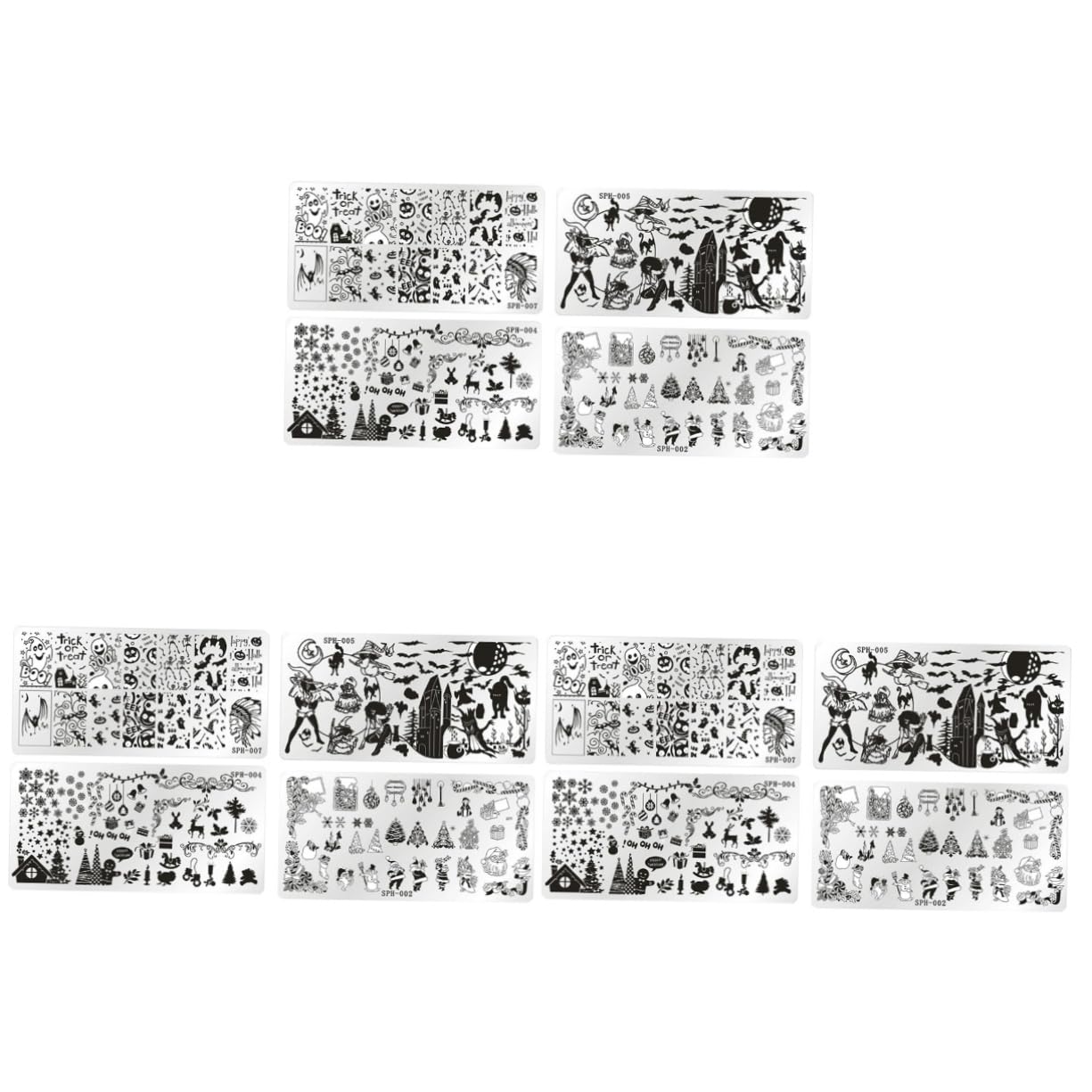 Plaques d'estampage nail art Halloween Healvian pour réussir votre manucure de fête à la maison
