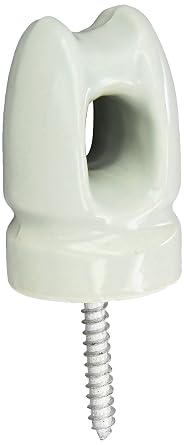 Morris 21894 Service Insulator Wire Holder, Lag Type, 3/8" x 2-1/4", 1-Pack