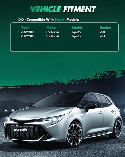 Miniatura 390 de SCITOO Arrancadores Nuevo Ajuste para Nissan Frontier Pickup Xterra 2002 2003 2004 3.3L 17859