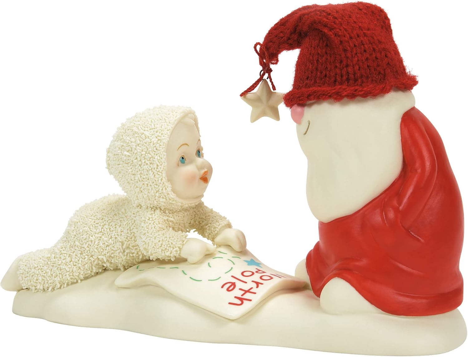 Department 56 Snowbabies Christmas Memories Gnome This Way to The North Pole Figurine, 4.33 Inch, Multicolor