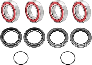 Front Wheel Bearings Seals for Yamaha Big Bear 350 400 Grizzly 350 400 450 Kodiak 400 450 Wolverine 350 450 Rhino 450 660 700