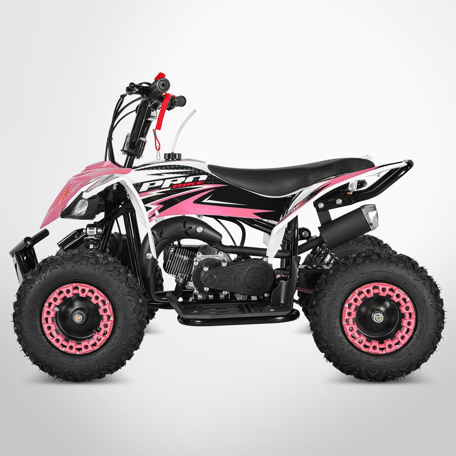 Pocket Quad TIRAX 49 - Mini Quad Enfant 50cc - Rose et blanc