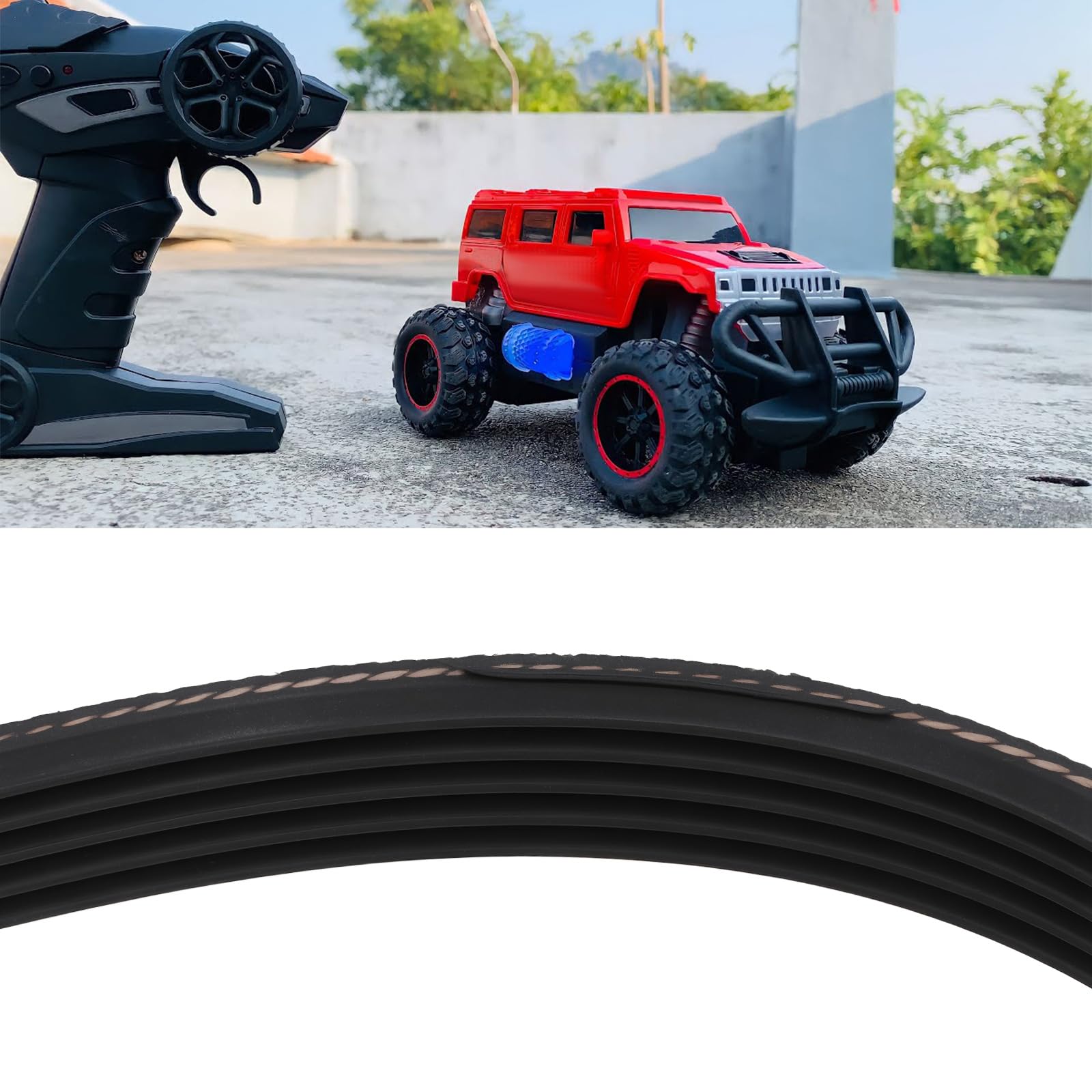2X RC Modello Motori Motori V-Belt PJ356 140J 356mm 5 Costole Compatibile con Vega - 2