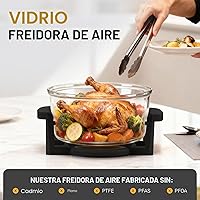 Vista 3 de Freidora de aire Big Boss, sin aceite, Negro