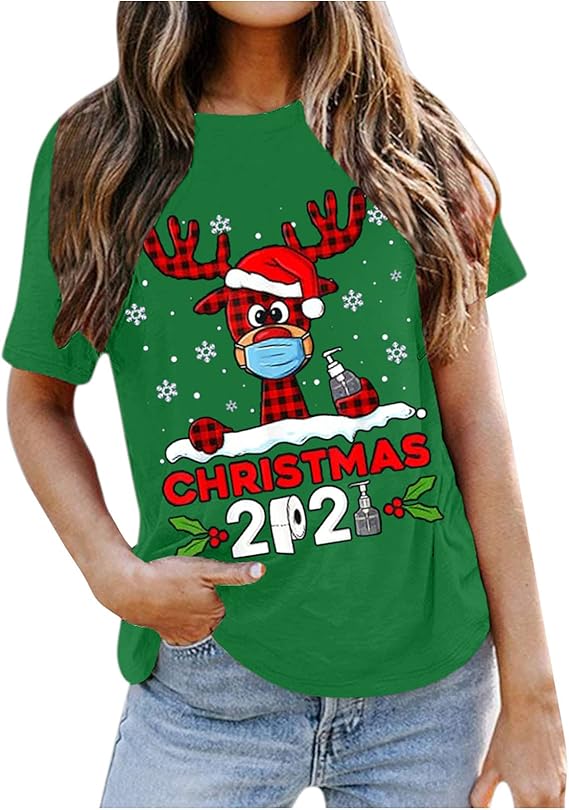 Amazon Co Jp クリスマスtシャツ大人 クリスマス コフレ 22 人気 クリスマスプレゼント 彼氏 Avarrerog クリスマス サンタ 半袖 ｔシャツ メンズ レディース 仮装 衣装 大きいサイズ ゆったり カジュアル 暖かい雰囲気 上着 ファッション