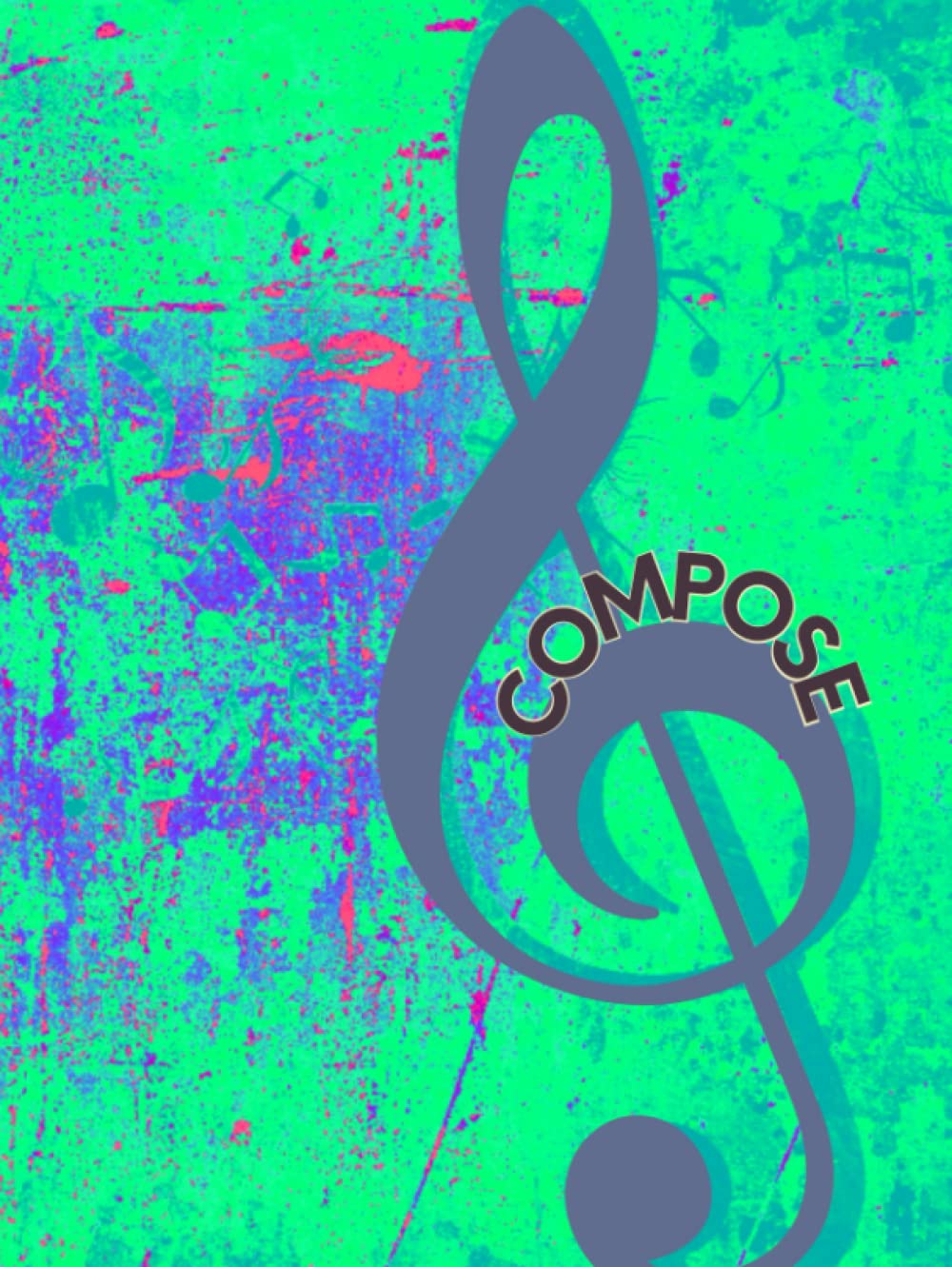 Manuscript Paper cahier de musique idéal pour composer au piano en studio