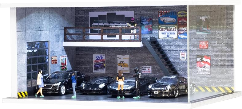 1/64 Scale Cars Display Case for Model Car Display and Storage