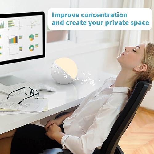 Miniatura 5 de Máquina de ruido blanco para el cuarto de bebé, máquina de sonido de luz nocturna para bebés, máquina de sonido de ruido blanco para niños, 12