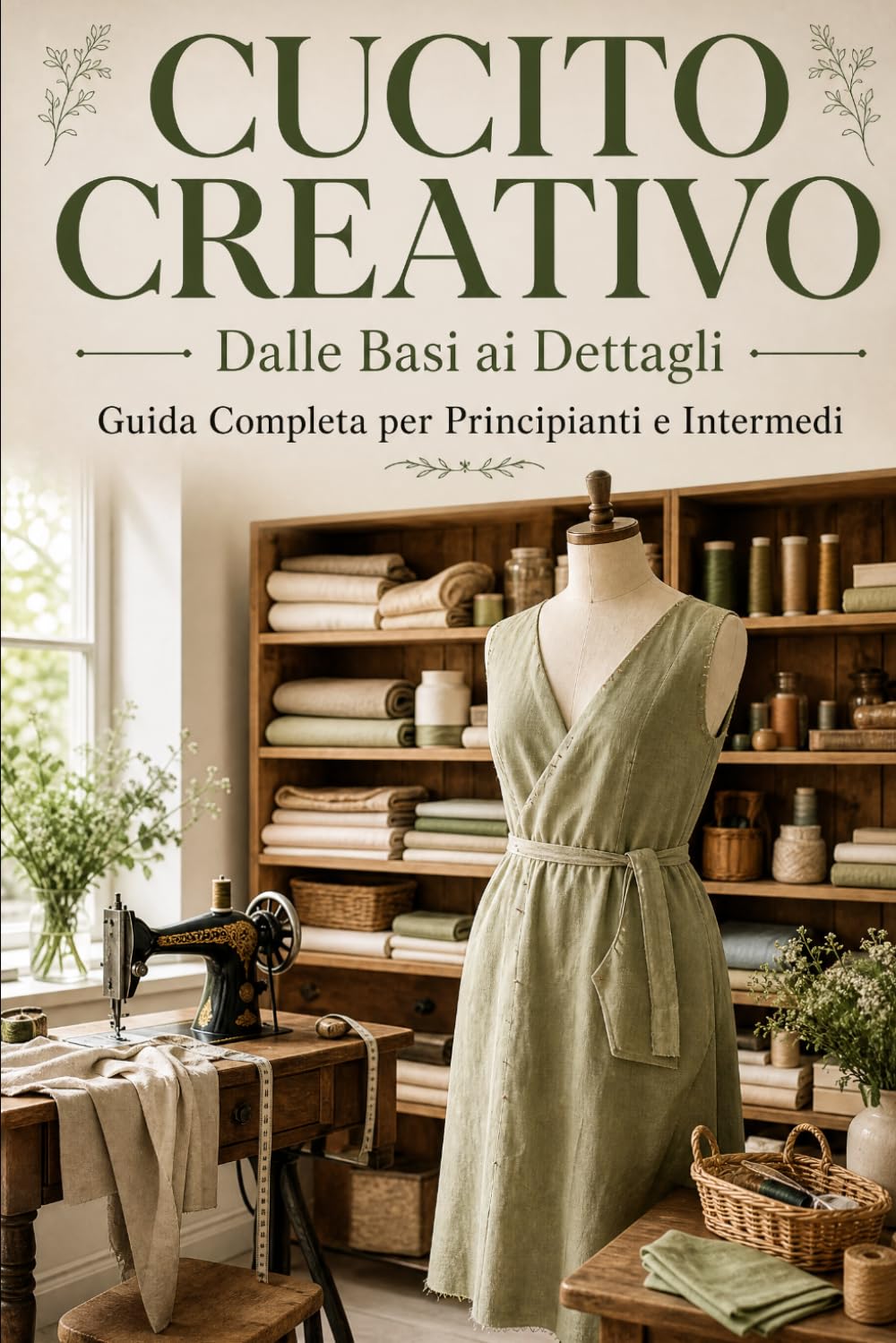 CUCITO CREATIVO Dalle Basi ai Dettagli: Guida Completa per Principianti e Intermedi