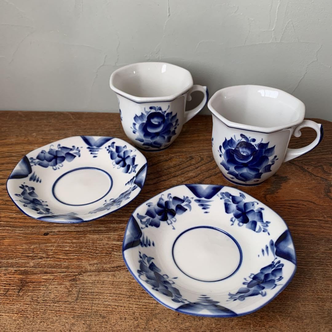 ロシア　グジェリ焼セット ロシアグジェリ焼セット