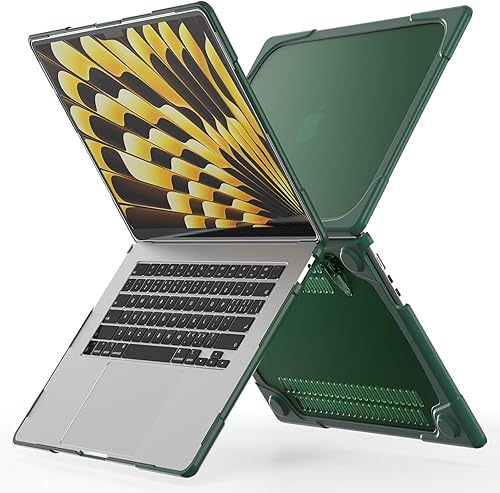 Miniatura 3 de May Chen Funda rígida resistente a prueba de golpes para MacBook Air de 15 pulgadas M2 A2941  M3 A3114 Chip 2023 2024, carcasa rígida protectora