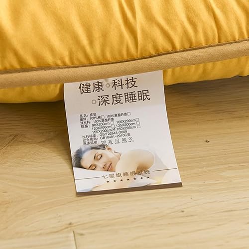 Miniatura 7 de Colchón enrollable de estilo japonés, colchón de futón grueso doble plegable, almohadilla para dormir individualdoble para dormitorio, colchón