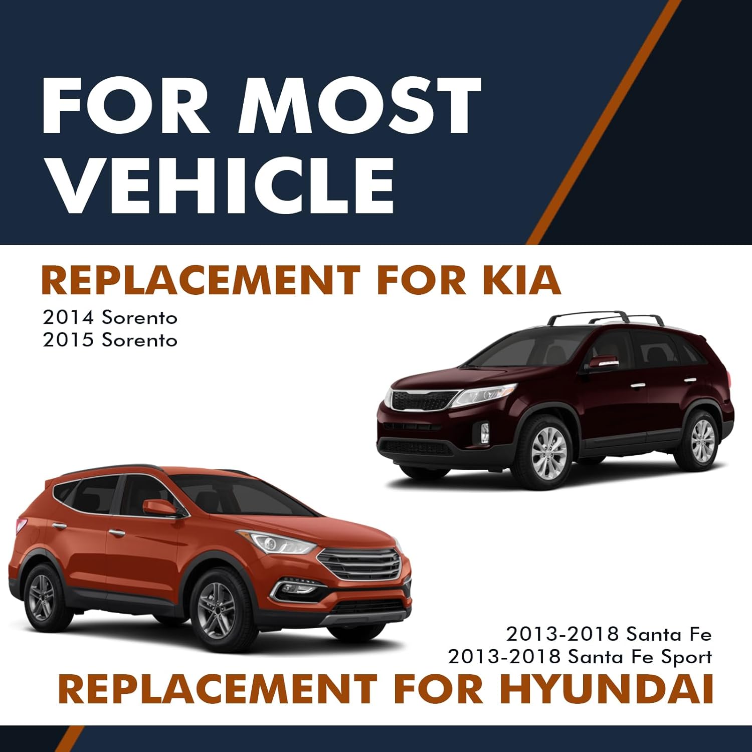 PM Auto Pair of 2 Front Left-Right Quick Strut-Coil Spring Compatible With 2013-2018 Hyundai Santa Fe Sport