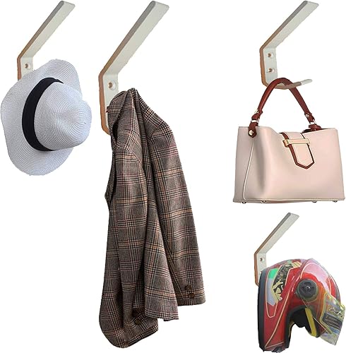 Miniatura 3 de Pmsanzay Juego de 6 soportes para casco, gancho para casco de motocicleta, montaje en pared, estante de almacenamiento para casco ecuestre, estante