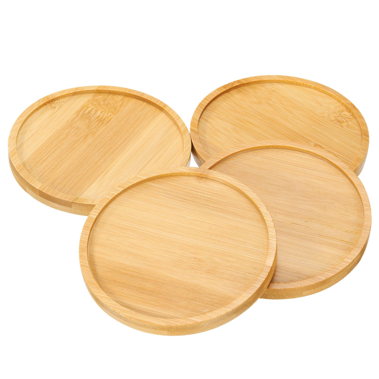Dessous de verre ronds en bambou uxcell lot de 4 pour table basse