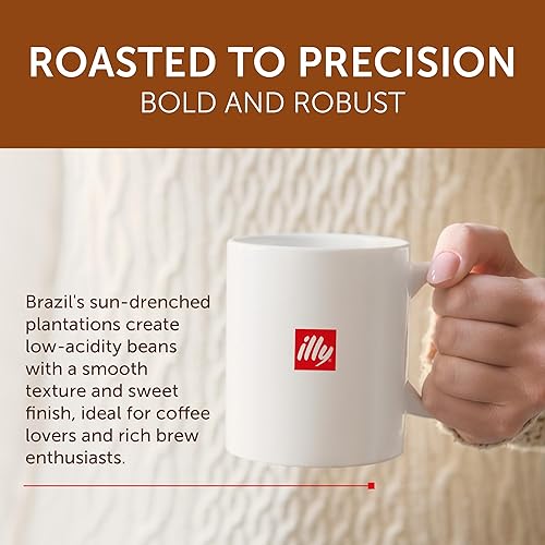 Miniatura 3 de illy Coffee K Cup, cápsulas para máquinas Keurig, tostado de origen único brasileño, 100% arábica, café italiano premium, 10 unidades, paquete de 6