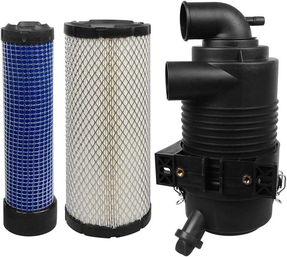 G057512 Air Cleaner with P821575 & P822858 Air Filters Compatible with Donaldson FPG Replaces 176718 209493 33500215 4215896M91 03782600