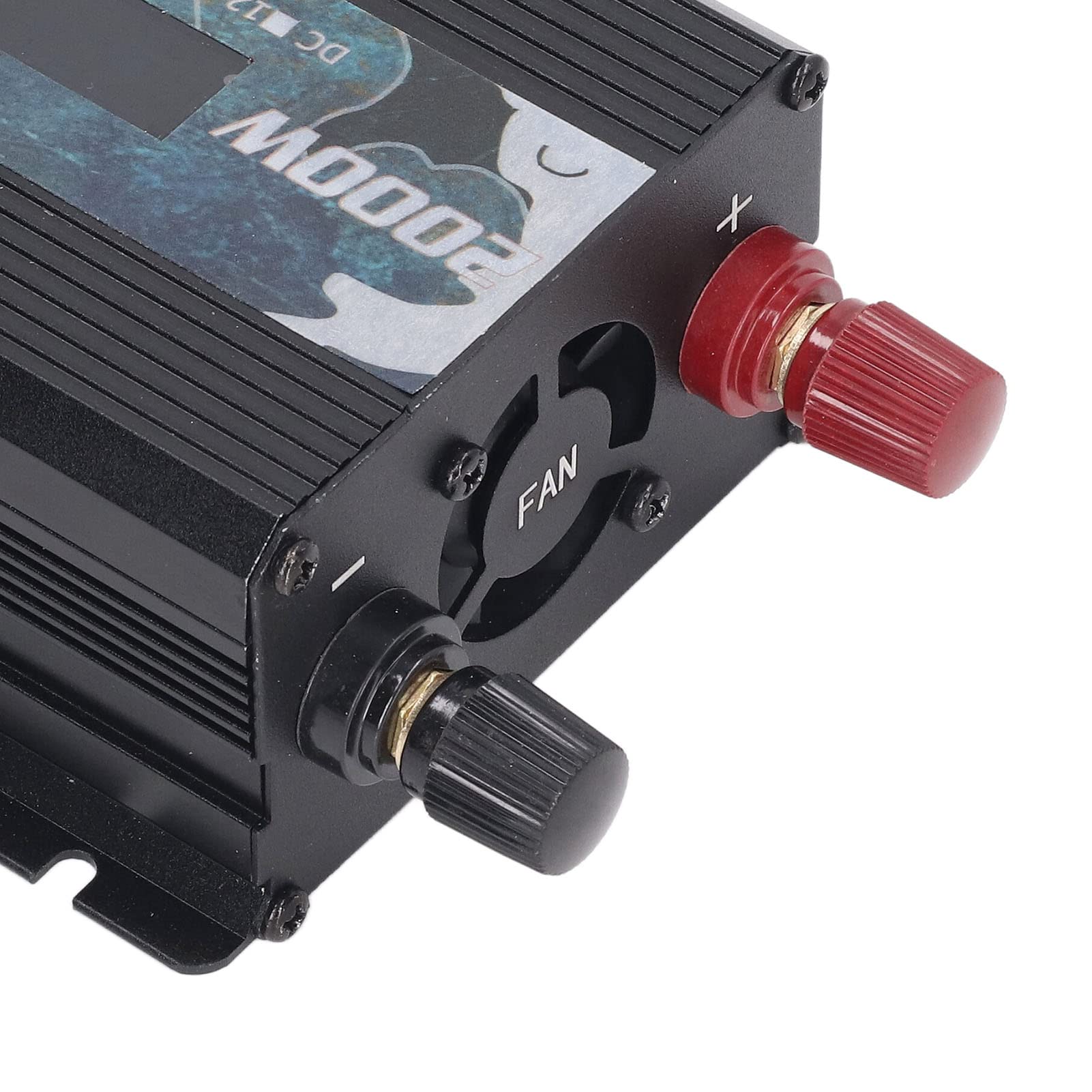 Convertidor de Corriente, Pantalla LCD Solar del Inversor de Corriente del Coche de CC a CA de 2000 W para Cámaras (DC24V)