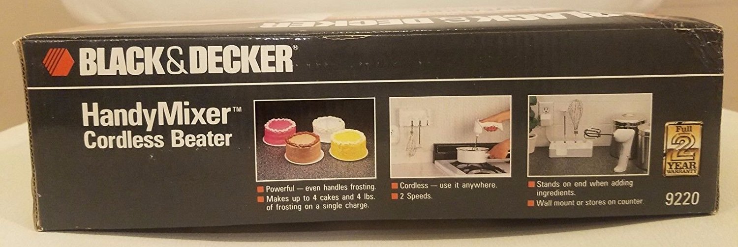 Black & Decker Gizmo Handy Mixer Batidor Inalámbrico Recargable. Práctico mezclador y licuadora en uno. El mezclador inalámbrico con una personalidad dividida. Modelo 9220 3