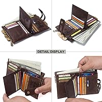 Vista 5 de Cartera para hombre, Café (Coffee1), Classic