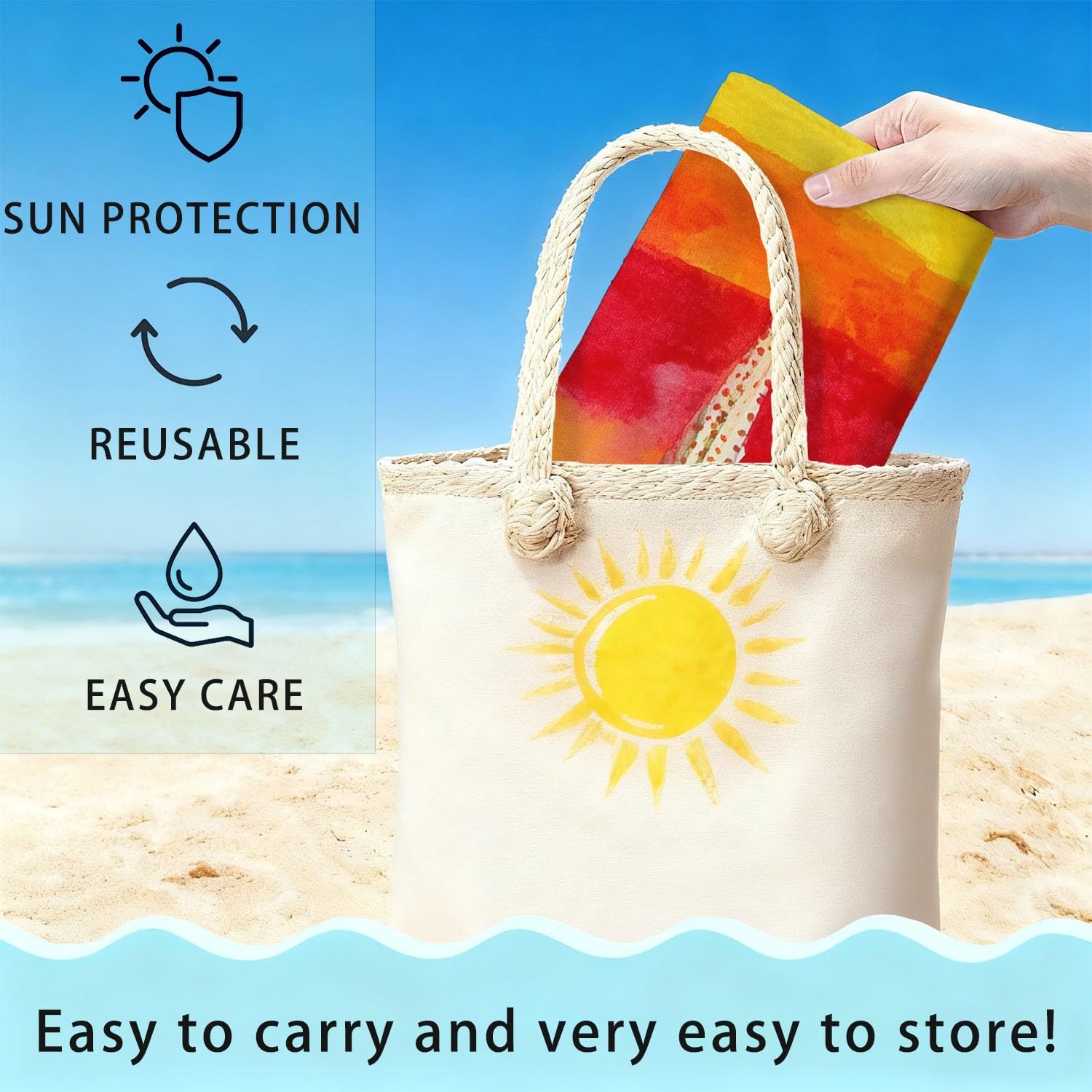 Générique Serviette de Plage Microfibre 200 x 100 CM,Drap de Plage Américain, rétro, rayé, Couverture de Plage Absorbante,Couverture de Bain Étoiles de mer, Animaux