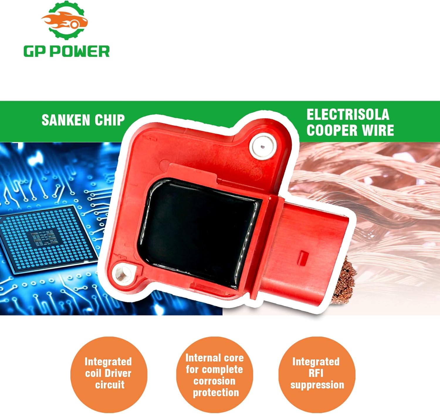 Performance Ignition Coil Packs Set Of 4 Compatible With Audi A4 A6 A8 RS6 S6 S8 TT VW Passat Beetle GOLF SHARAN 1.8 1.8T L4 4.2 4.2T V8 Replacement For UF274 06B905115E