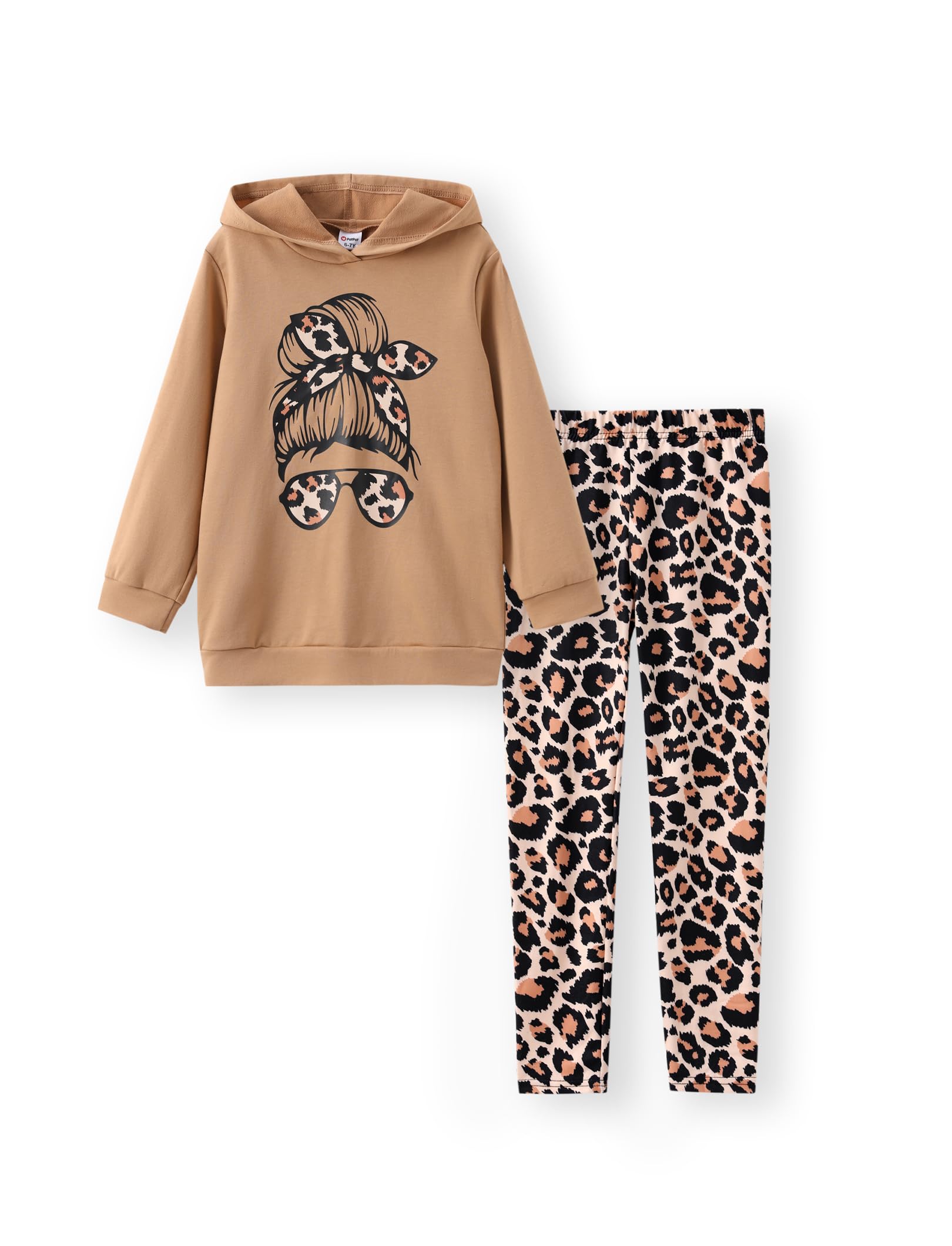 PATPAT Streatwear Trainingsanzüge für Mädchen - Einhorn, Top & Hosen, Leggings Bekleidungsset für Mädchen, Jogginganzug Activewear Sportkleidung Kinderkleidung, Super Geschenken 5-6 Jahre 110-116cm