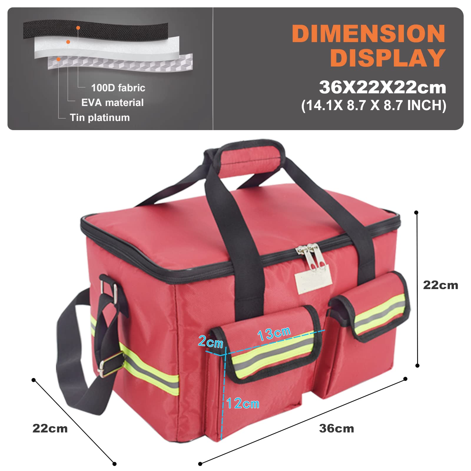 Borsa Lavoro Per Infermiere - Tote Bag Grande Con Scomparti - Foto 8