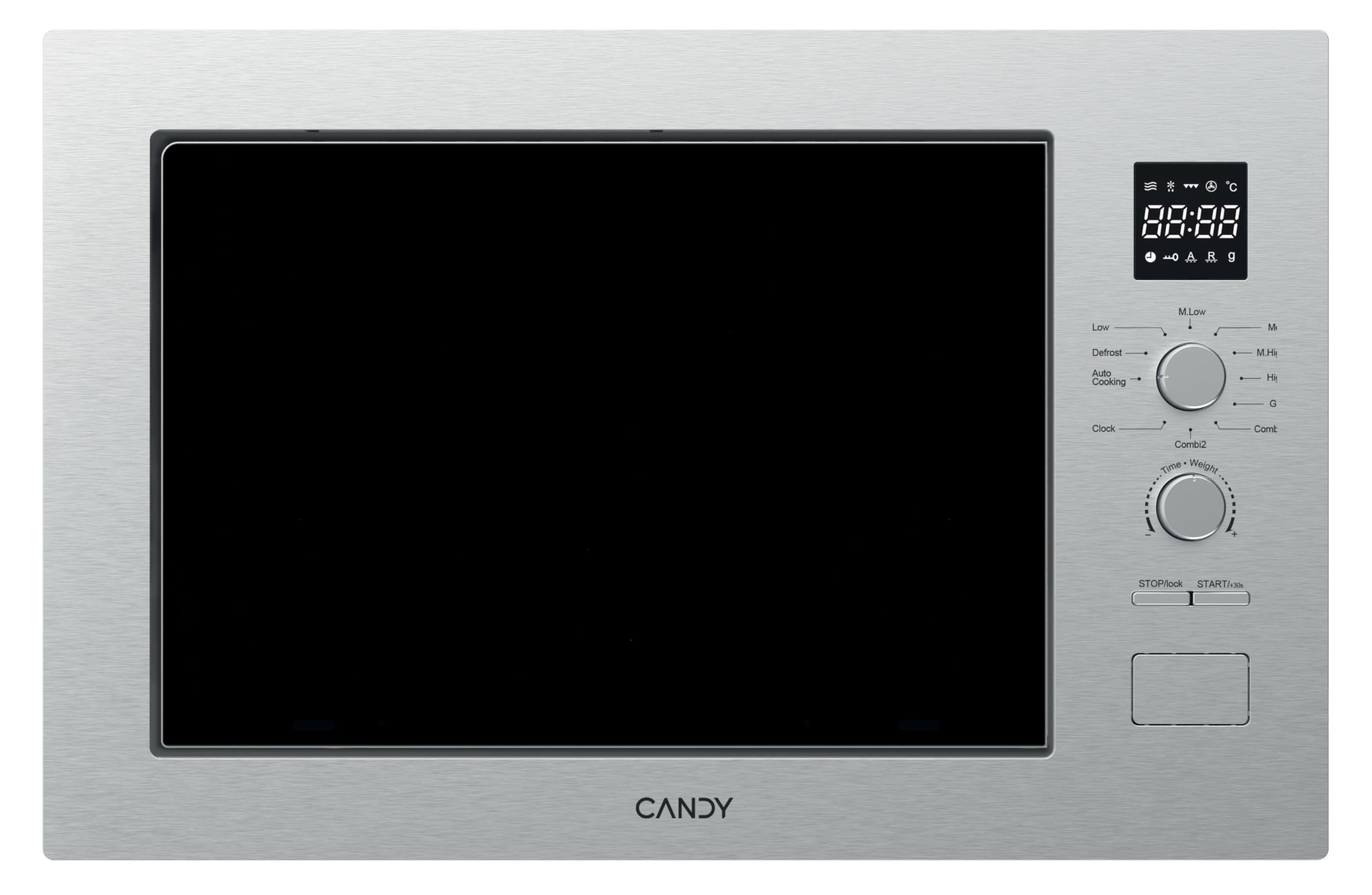 Candy Ca38Fl7Nwxuk Built In Microwave Built In Microwave Stainless Steel - Microwave With Installation