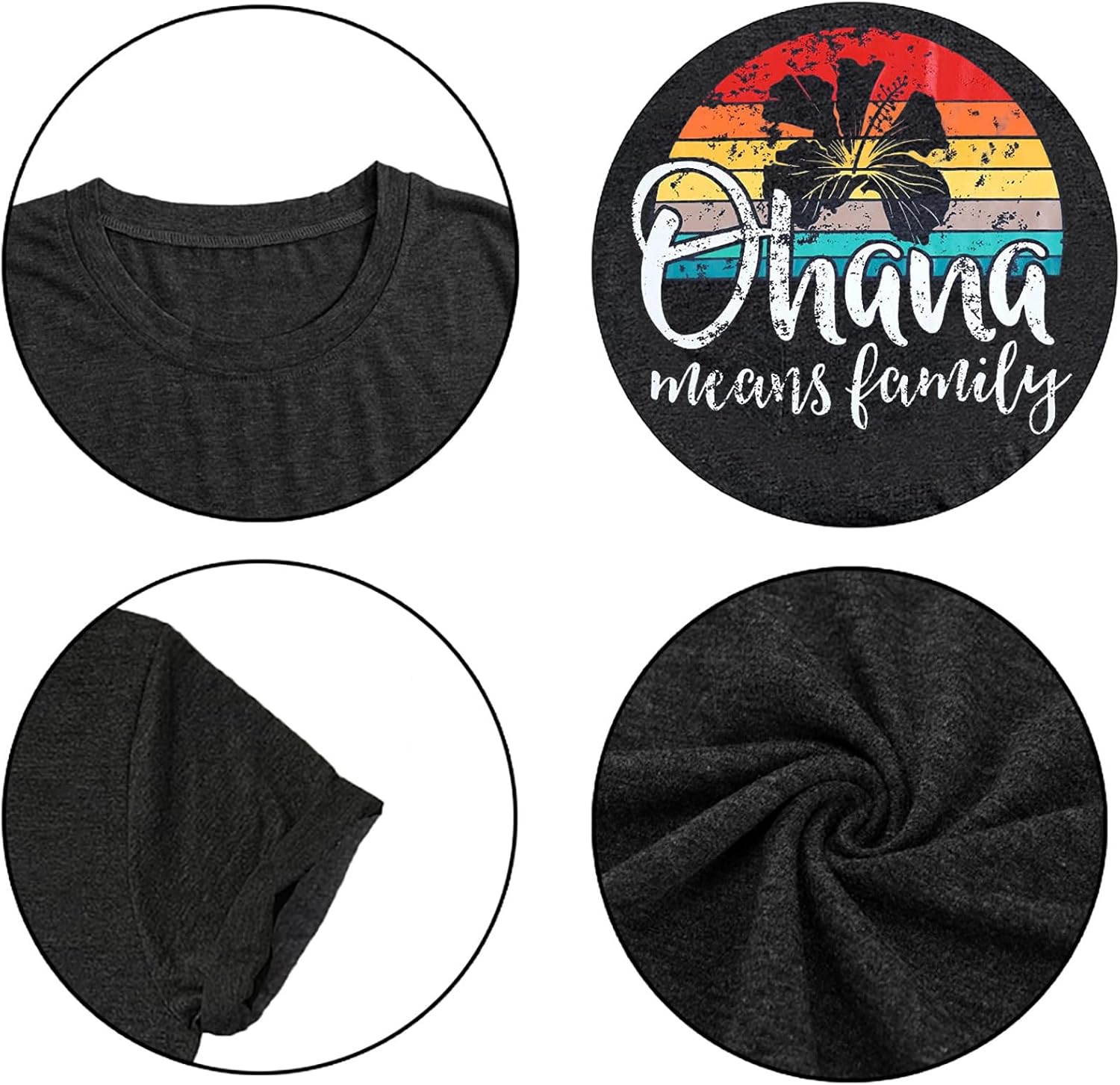 Hawaiian Shirts for Women Palm Trees Beach Graphic Tee Tops Summer Vacation Short Sleeve Tshirt Tops - Image 5