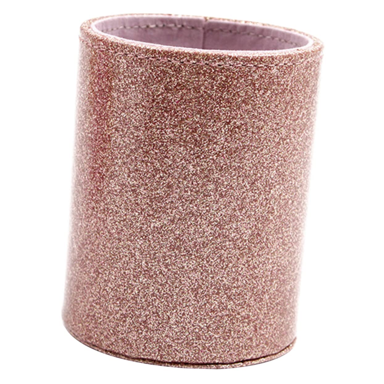 NUOBESTY 4pièces Porte-stylo Pu Scintillant Pour Bureau Organisateur Esthétique Pour Pinceaux De Maquillage Et Petits Objets Accessoire Décoratif Pratique