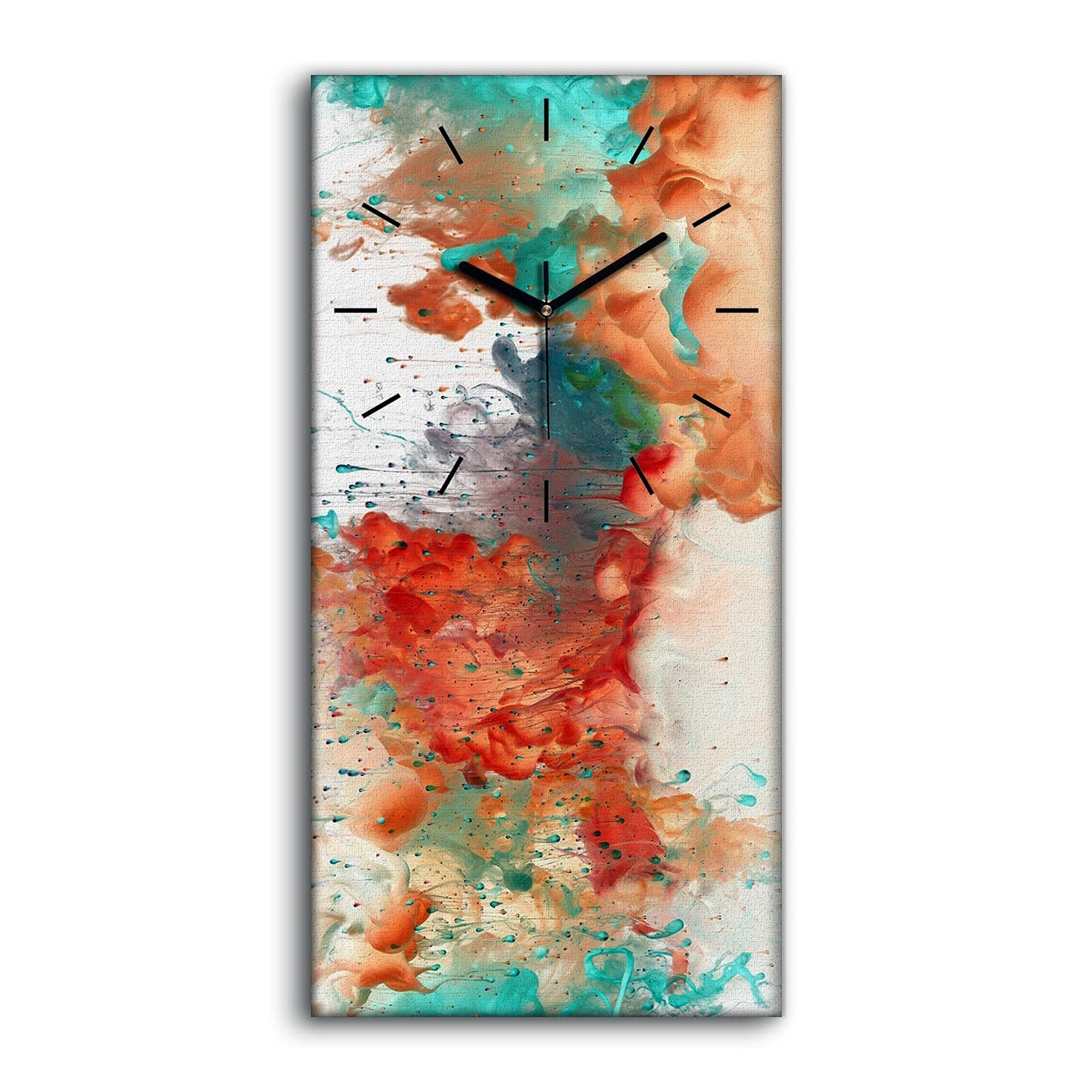 Horloge sur Toile Salon et Chambre Décoration Murale