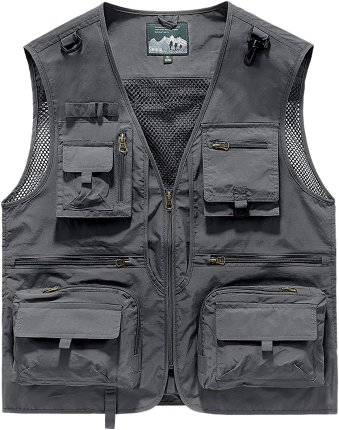 Sobrisah Men's & Youth Outdoor Fishing Vest Safari Photography Work Outerwear Vests Family Matching Travel Plus Size