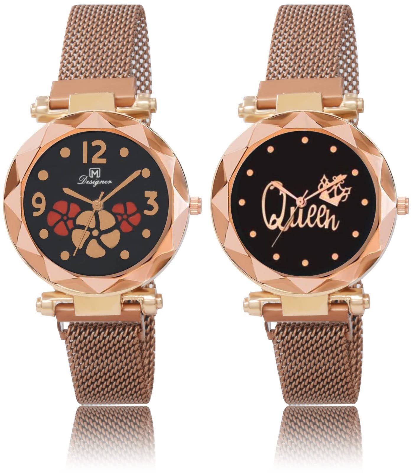 Lito Combo Pack 2 Analog Women & Girls Watch Magnet Belt fine Finished Watch (B09TPXMQ1Q) Amazon Price History, Amazon Price Tracker