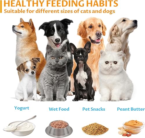 Miniatura 2 de 2 tapetes de silicona para lamer perros, tapetes de silicona para lamer perros con ventosas para aliviar la ansiedad, almohadilla de mantequilla de