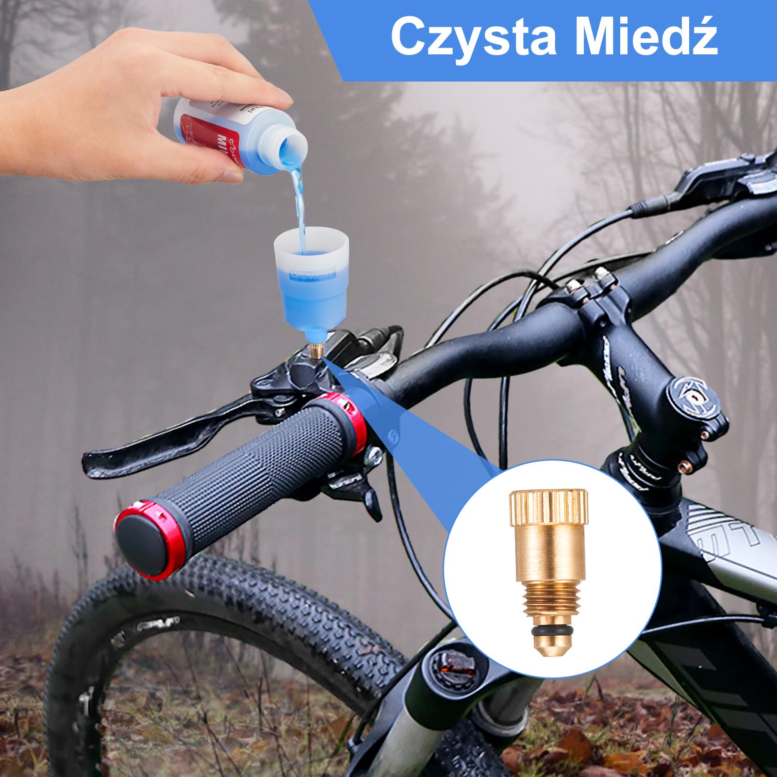 CHUMXINY Zestaw do Odpowietrzania Tarczowych Hamulców MAGURA, Zestaw Zawiera Wysokowydajny Płyn Hamulcowy Mineralny (120 ml)
