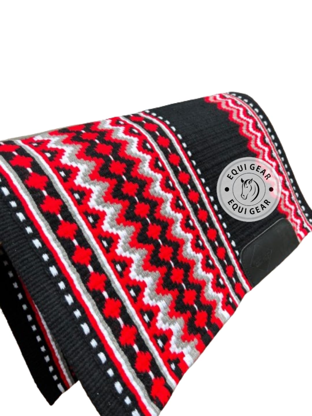 Couverture De Selle Western En Laine - Équine Overseas - Personnalisable Avec Housse Offerte