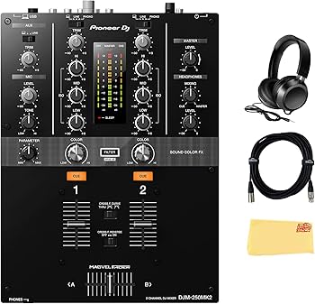 PIONEER DJM-250MK2 DJミキサー 元箱付き Pioneer DJ DJM-250MK2 2-Channel DJ Mixer With rekordbox | Guitar