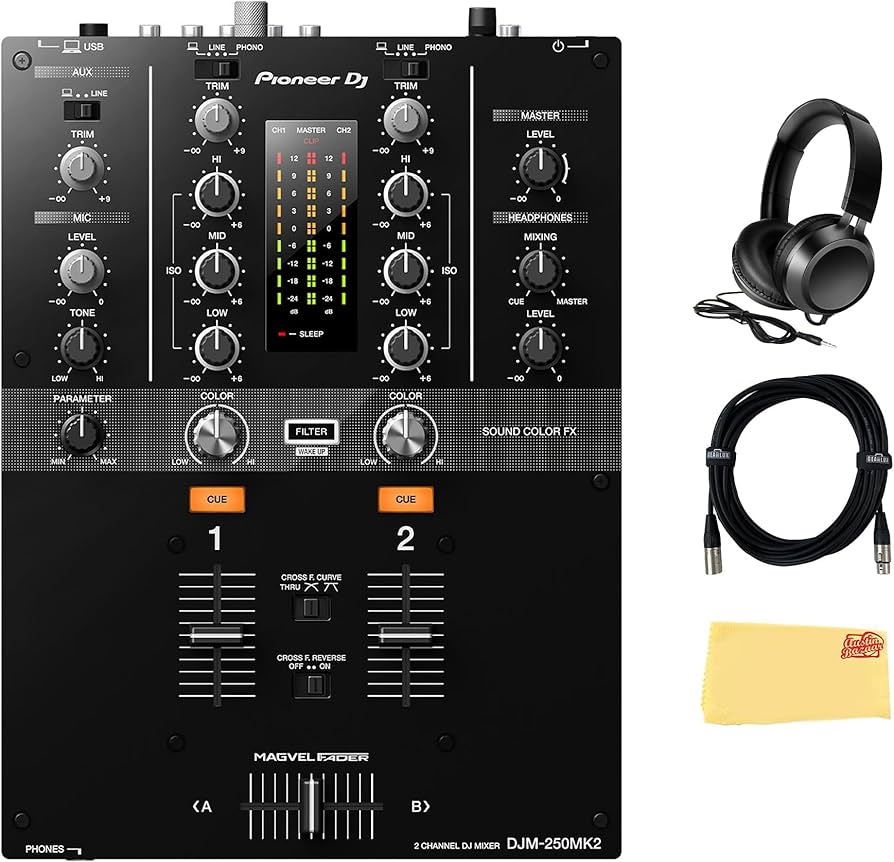 Amazon.com: Pioneer DJM-250MK2 2-Channel DJ Mixer with Independent