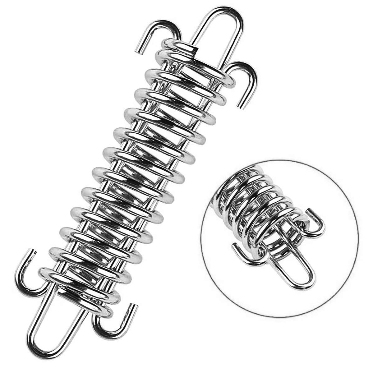 8 Molle Tensione Per Tende Da Sole Con 16 Moschettoni - Accessori Campeggio E Spiaggia - Foto 7