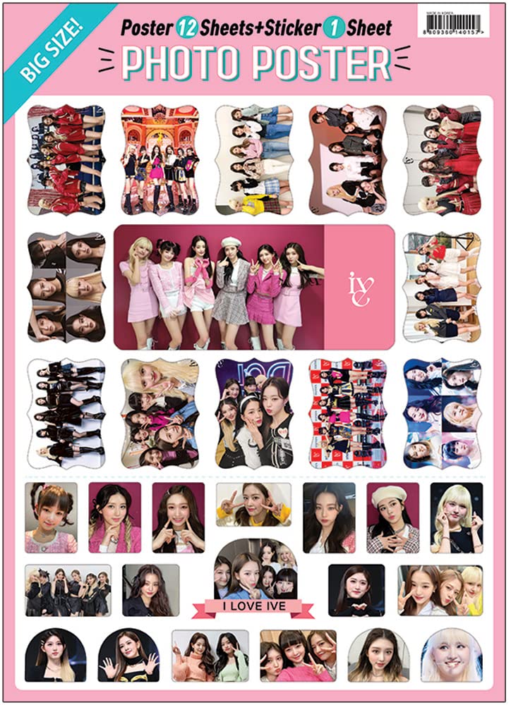 Amazon.co.jp: K-POP アイドルグループ ハイエンドポスター12枚