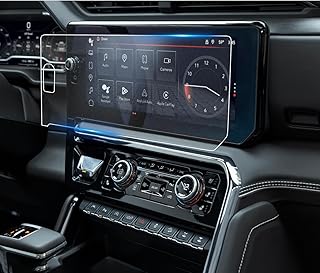 For 2026 GMC Sierra Screen Protector 2022-2025 Sierra 1500& 2024-2026 Sierra 2500HD 3500HD(AT4/AT4X/Denali/Denali Ultimate) (Buttons on the Screen) 13.4 Inch Navi Touchscreen [Matte Glass] Anti-Glare