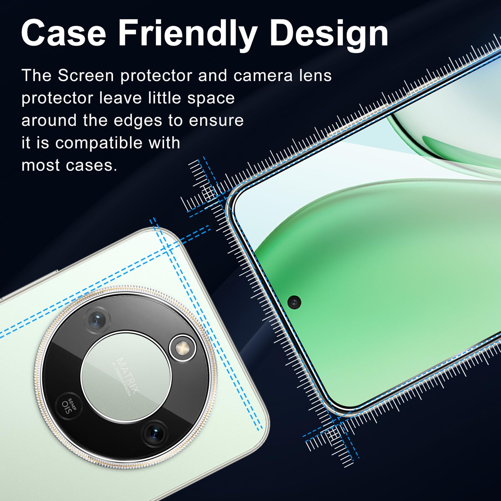 Ebzzliy Pellicola Vetro Temperato per Honor Magic 8 Lite 5G, 2 Pezzi Pellicola Fotocamera e 2 Pezzi Pellicola Protettiva, Ultra Trasparente 9H Anti Graffi, Senza Bolle Protezione Schermo Ebzzliy Pellicola Vetro Temperato per Honor Magic 8 Lite 5G, 2 Pezzi Pellicola Fotocamera e 2 Pezzi Pellicola Protettiva, Ultra Trasparente 9H Anti Graffi, Senza Bolle Protezione Schermo