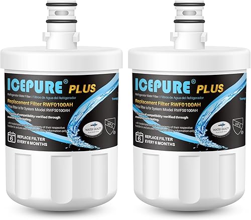 Miniatura 9 de ICEPURE Filtro de agua para refrigerador 5231JA2002A, compatible con LG LT500P, GEN11042FR-08, ADQ72910901, ADQ72910907, LFX25974ST, LFX25973S,