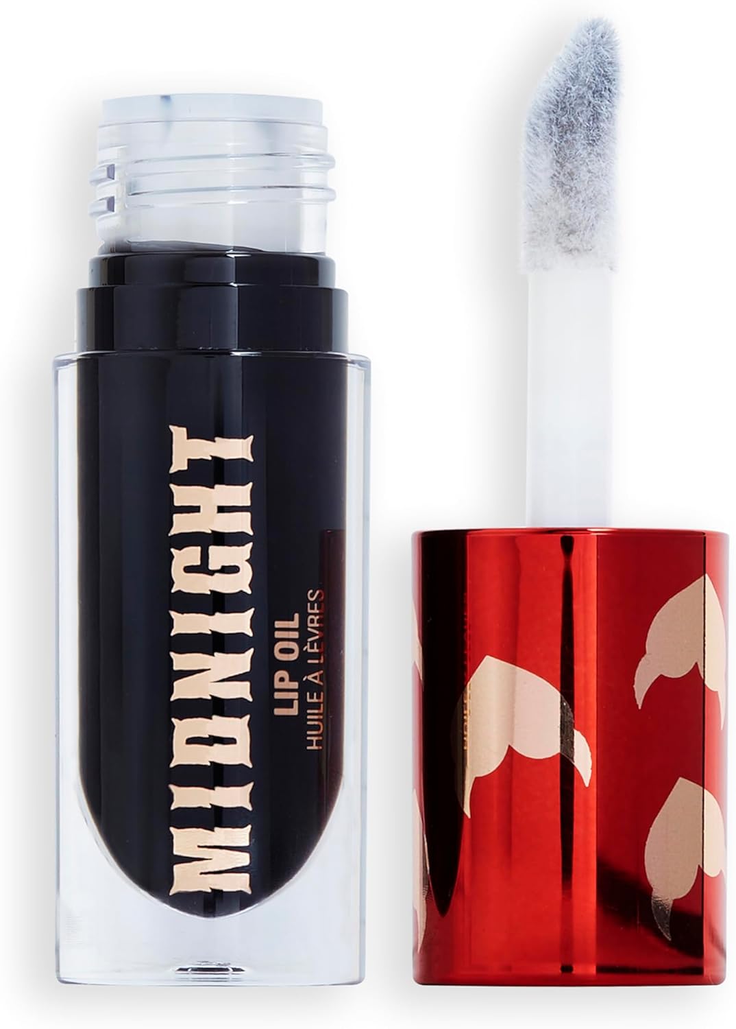 Revolution Beauty Truly Sinful Midnight Black Lip Glaze Oil, Halloween Lip Makeup, Vegan & Cruelty Free
