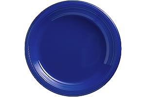 Amscan Royal Blue Plastic Dinner Plates 10.25