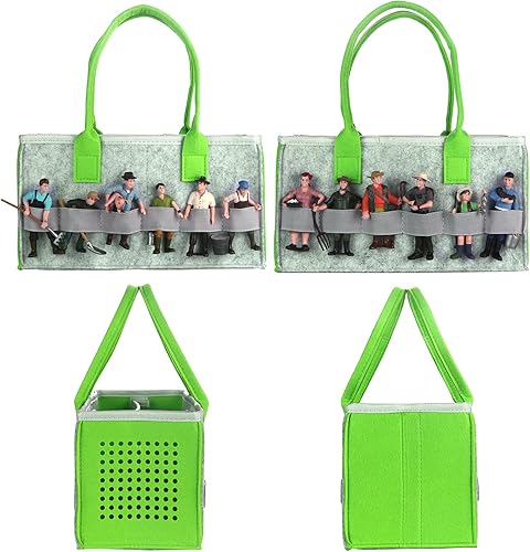 Miniatura 3 de Toniebox - Organizador de funda protectora con figuras para almacenamiento, mucho espacio para Toniebox Starter Set (verde)