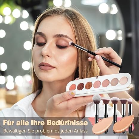 Beakey Makeup Brush Set A-silver