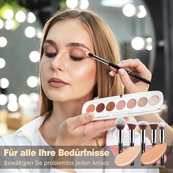 Beakey Makeup Brush Set A-silver